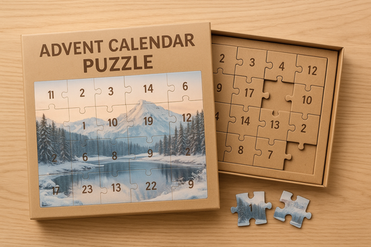 Calendrier de l'avent puzzle - paysage