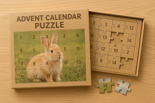 Calendrier de l'avent puzzle - animaux