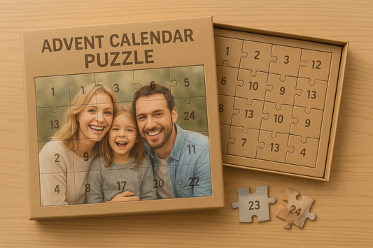 Calendrier de l’Avent Puzzle Photo Personnalisé